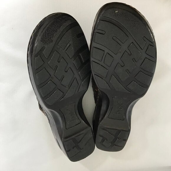 BOC Brown Slip On Clogs/Mules - Picture 9 of 9